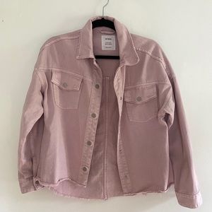 Lavender denim jacket